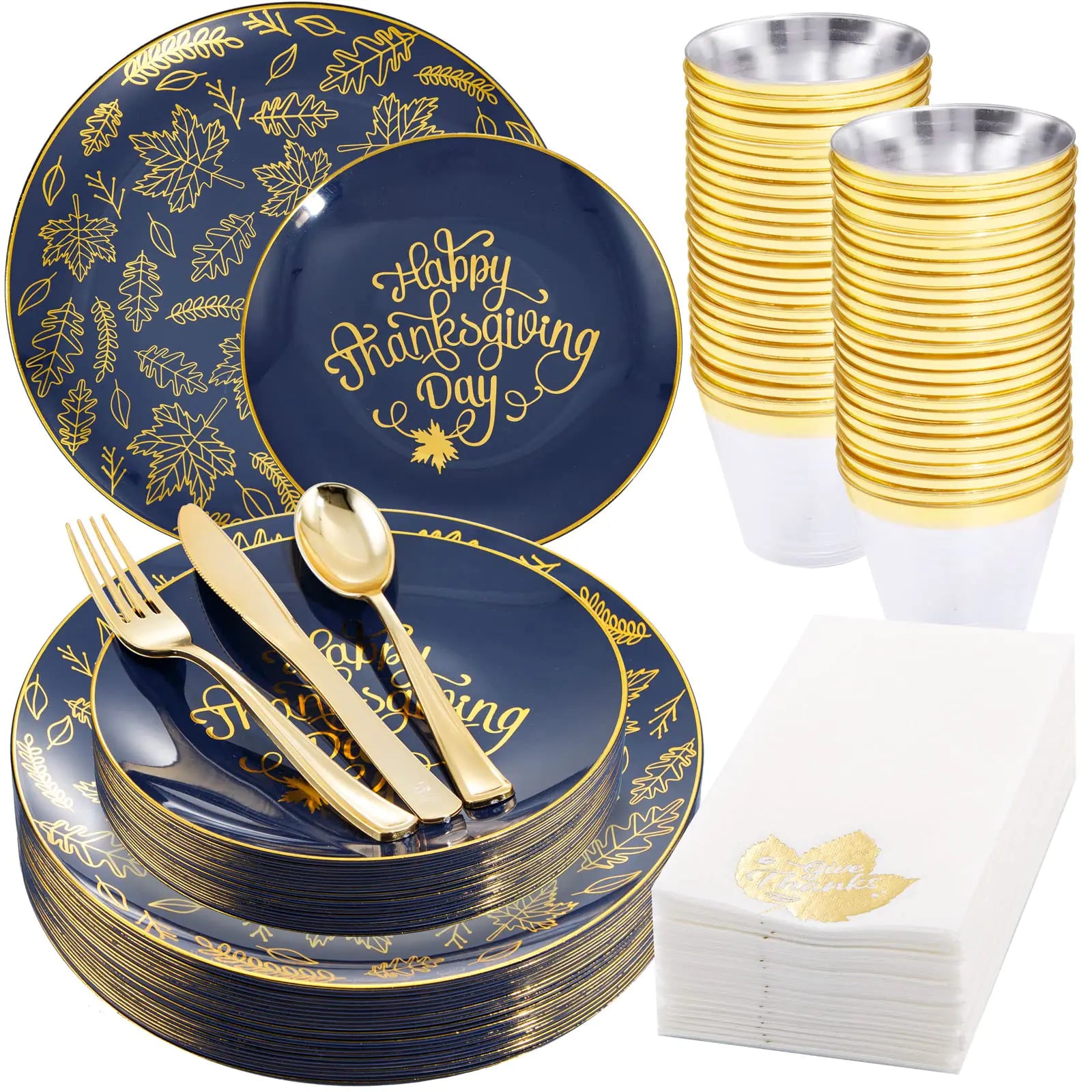 Thanksgiving Plastic Plates