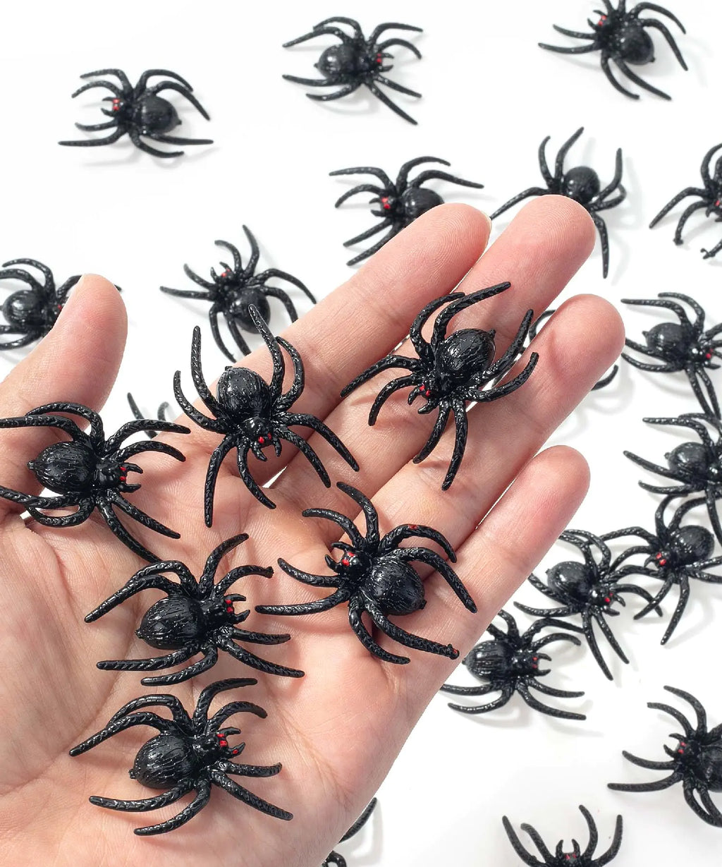 Halloween Plastic Spiders